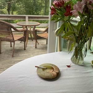 Vintage Marble Ashtray, Candleholder